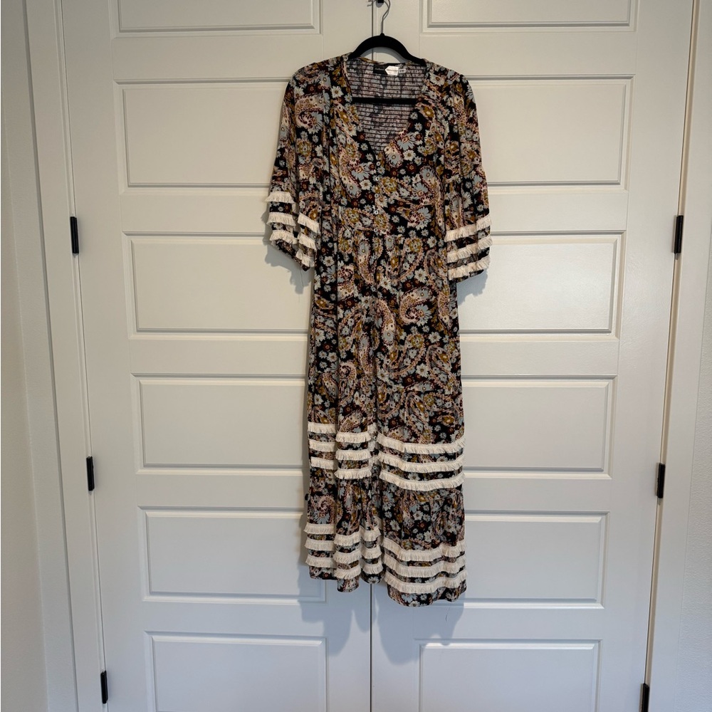 Piper & Scoot Soho Fringe Maxi Dress